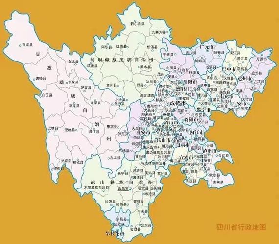 四川省地图高清全图图标