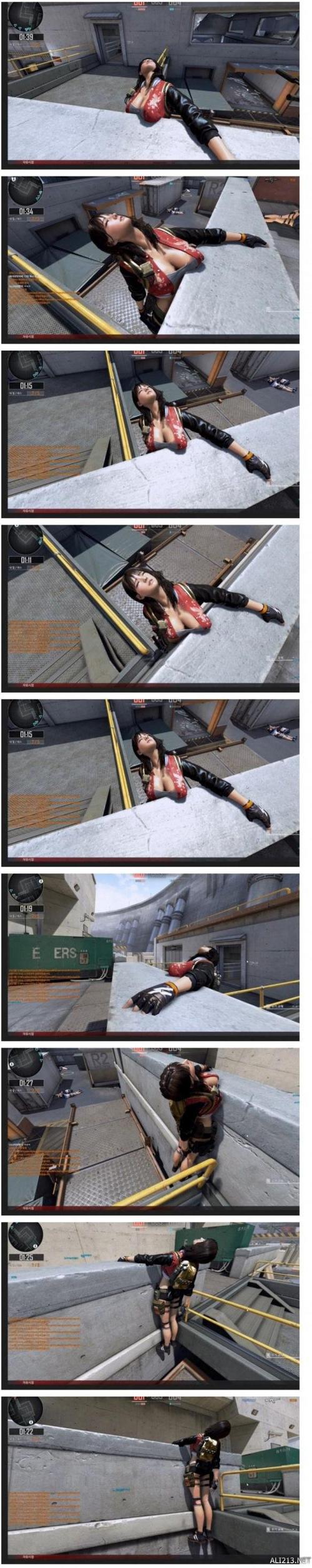 突击风暴游戏中死掉的漂亮妹子