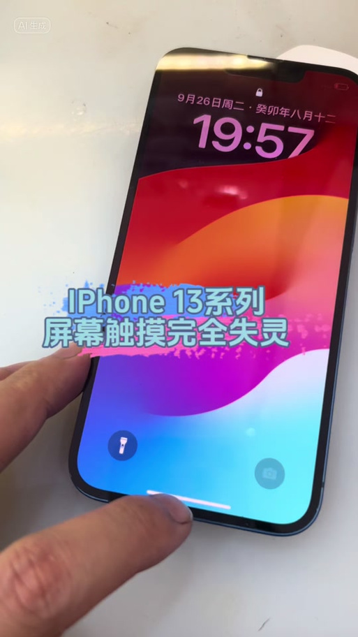 苹果手机触摸屏幕没反应