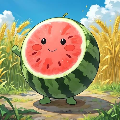 圆圆的西瓜像什么顺口溜