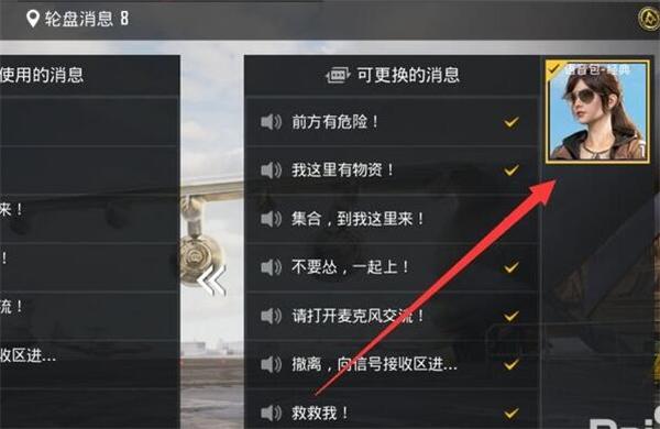 和平精英语音包在哪里设置
